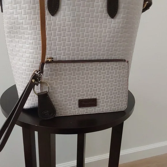 Dooney & Bourke Embossed Leather Shopper w/Accessories - Picture 6 of 6